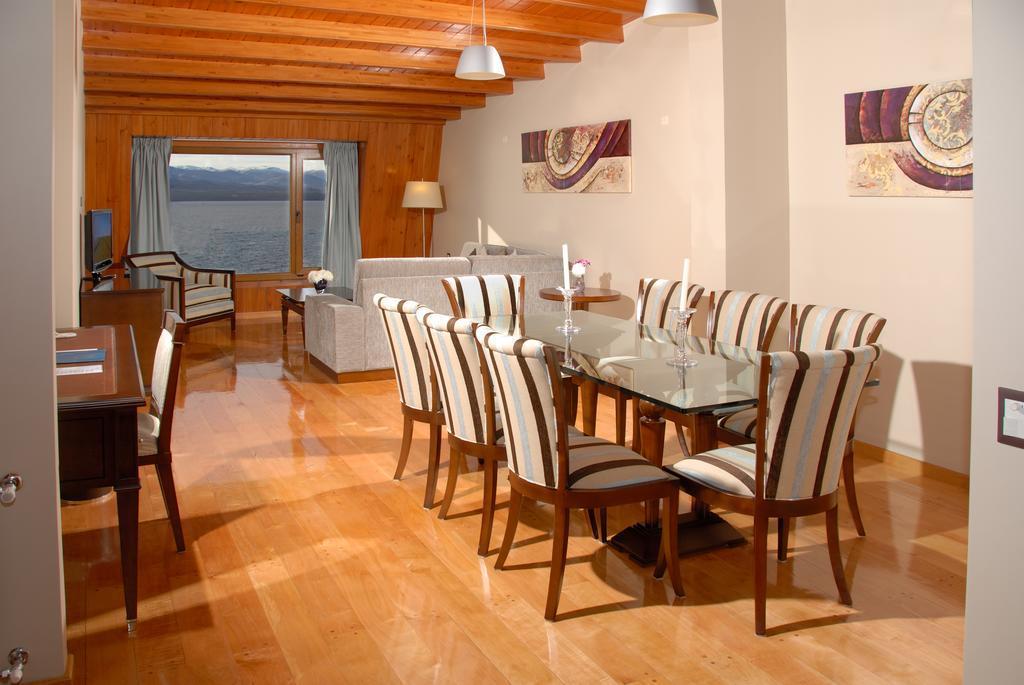 Alma Del Lago Suites & Spa San Carlos de Bariloche Dış mekan fotoğraf A dining room